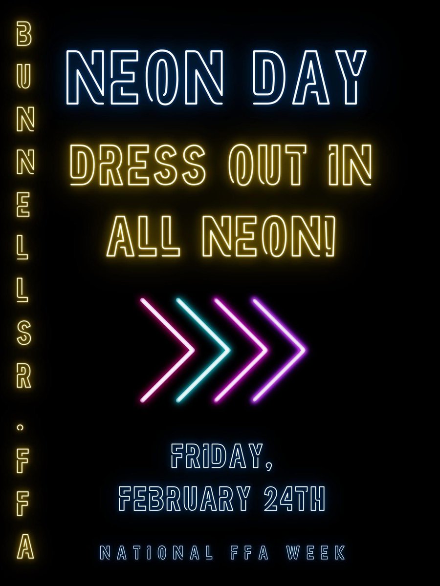 Students are invited to celebrate National FFA Week with dress up days and lunchroom activities! <a href="/FlaglerSchools/">FlaglerSchools</a>