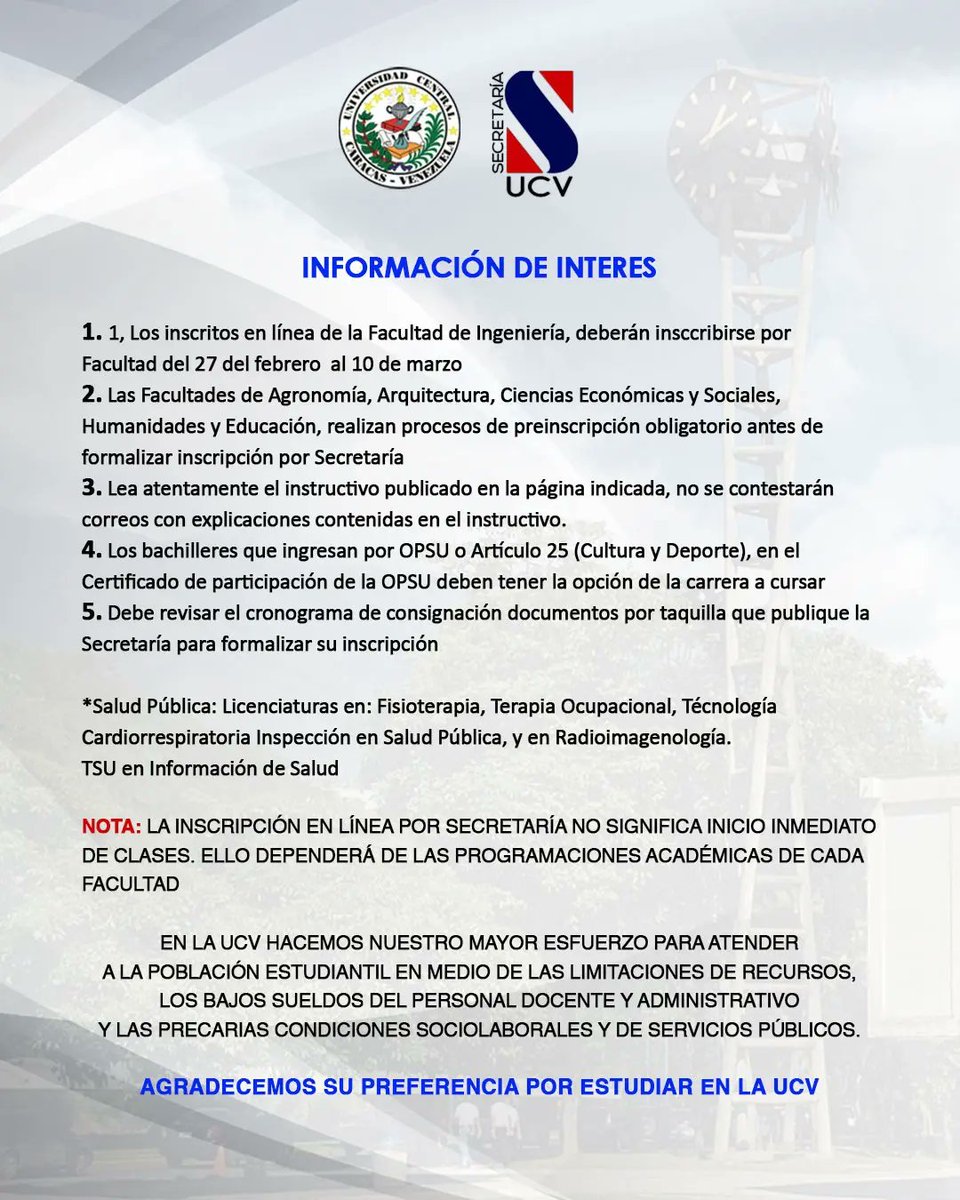 SecretariaUCVe's tweet photo. Enlace e instructivo disponible en https://t.co/qd49IFvUdZ https://t.co/DmNJOjitX1