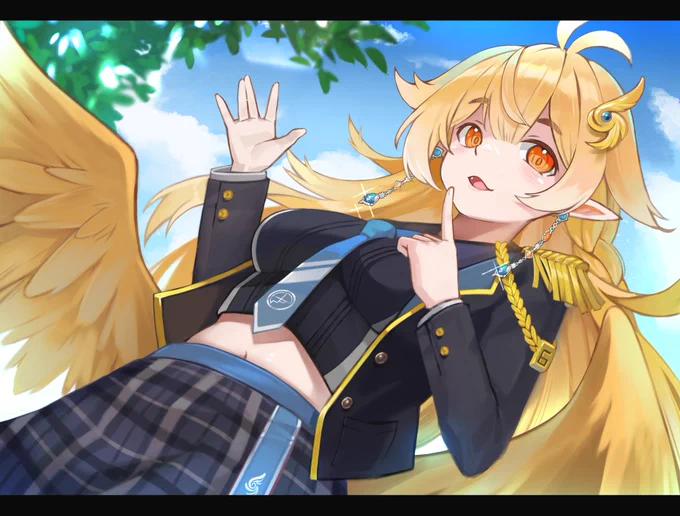 (初配信倒數6天)小響/Hibiki 來陪大家開學囉!既然是A.N.(男)學長的女兒 那我豈不是二叔了嗎?! (蓋章推好推滿阿各位#hibikipaint 