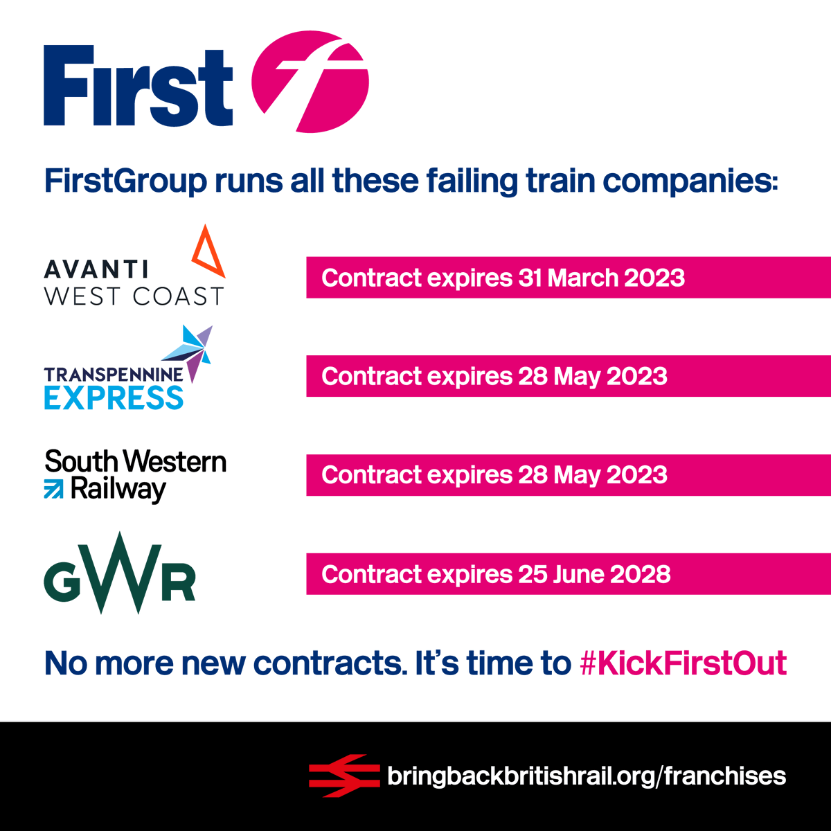 DrAlakbarov's tweet image. Did you know that FirstGroup Plc runs four of our failing train companies: Avanti West Coast, TransPennine Express Trains, South Western Railway and GWR? #KickFirstOut