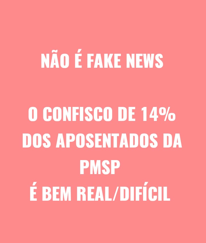 WanderleiTinel2's tweet photo. Aposentados e pensionistas da PMSP merecem respeito ! Vamos derrubar este CONFISCO !!!! @ricardo_nunessp @ToninhoVespoli @ThammyReal @DanielAnnenberg @SandraTadeu @MarceloMessias @EliseuGabriel #SalvemAposentados https://t.co/47FuuFRou5
