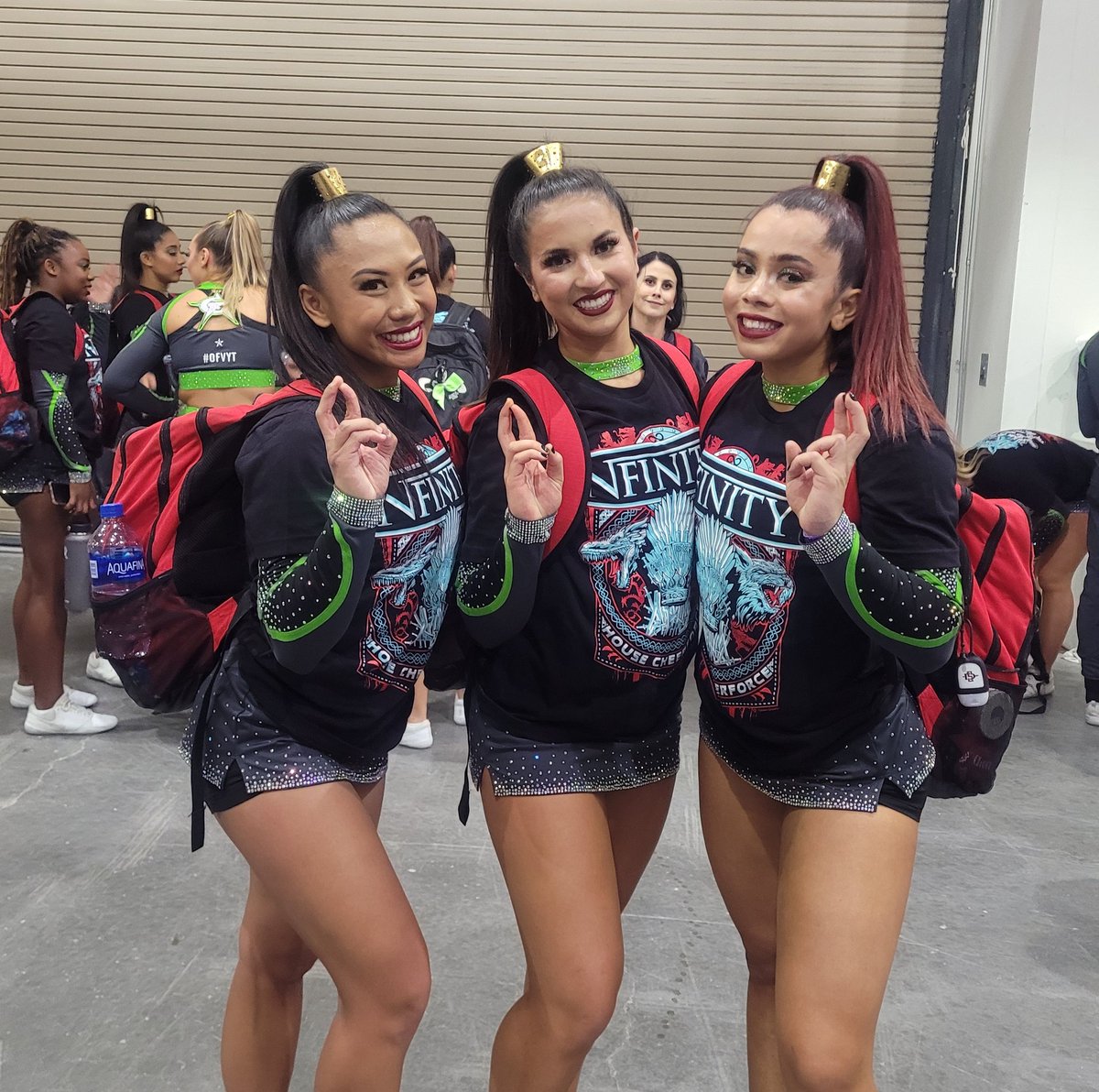 caseypopp1's tweet photo. Amazing what you can do in 2.5 weeks with desire and love! @cf__nfinity just debuted and we're super dope! #HouseCheerForce https://t.co/olwokl1x6a