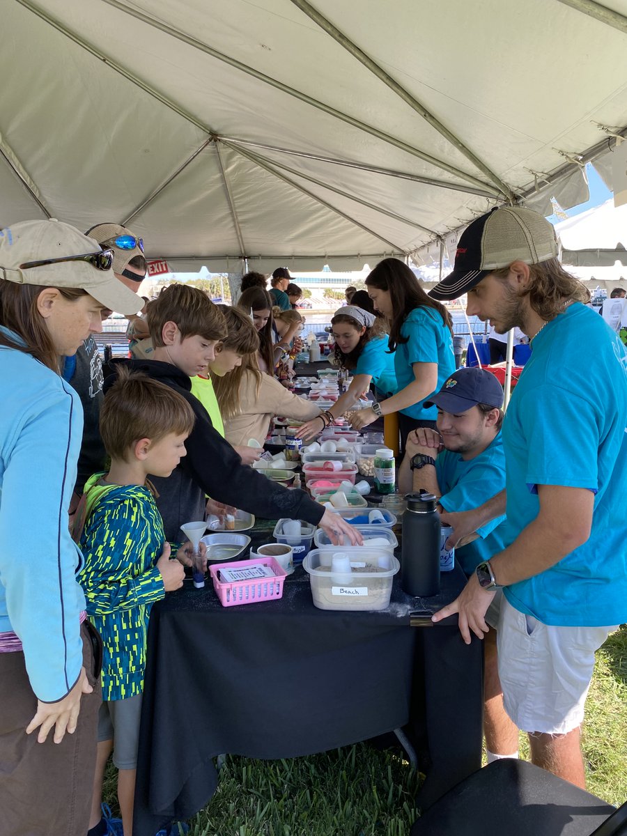 For more than a decade, <a href="/eckerdcollege/">Eckerd College</a> has "rocked" the St. Petersburg Science Festival by engaging attendees in hands-on science activities. The #Geology-in-a-bottle booth is a favorite experience for all ages. <a href="/StPeteSciFest/">St Petersburg Science Festival</a> #geoscience