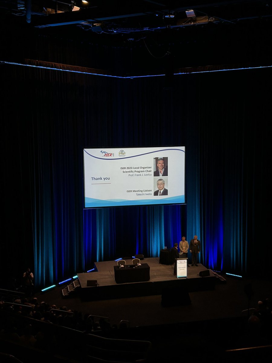 EyeDaisyShu's tweet photo. Thanks to Frank Lovicu and Takeshi Iwata for helping organize such a great conference! @iserworld #iser2023 #iserwow2023 Reconnecting our international research family! #goldcoast https://t.co/0CmY79gkri