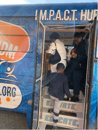 DCSDEdMedia's tweet photo. Thank you @dcsdfamilyenga1 for supporting the 2023 DeKalb Helen Ruffin Reading Bowl Competition by providing the I.M.P.A.C.T. Mobile Learning Hub to share with parents, students, and community members. @DeKalbSchools #KeepingStudentsFirst #ILoveDeKalb https://t.co/QV5zrdn705