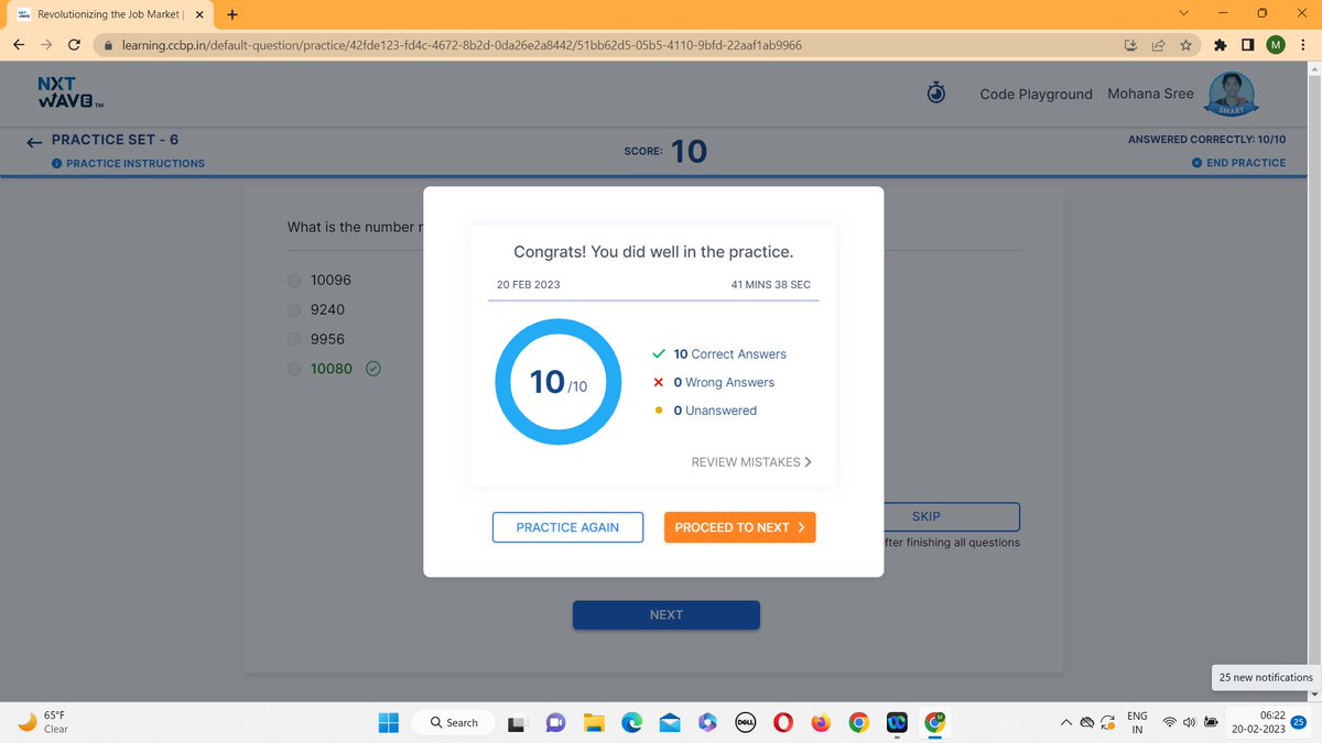 MohanaSreeKatam's tweet photo. Hello People!!!
LCM > Practice Set - 6
Day 53 of 365 Days challenge...
consistency matters a lot!!!
#cosistency #nxtwave #ccbp #lovingcoding #cse #aptitude #writtentest #software #goals #goalsetting2023 Rahul Attuluri NxtWave ccbp 4.0 https://t.co/kTA6v8l2ue