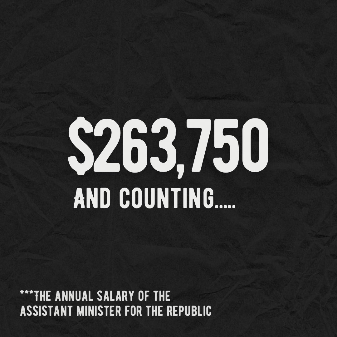Austmonarchist's tweet photo. ๐The Assistant Minister for the republic is costing YOU $263,750 per year.
Letโs put an end to this waste of government money and resources by voting #NoRepublic!
#VoteNoRepublic #Auspol #Australia #Monarchy #Republic #AusRepublic #AustralianChoice #KingCharlesIII https://t.co/Rul52g4aaE