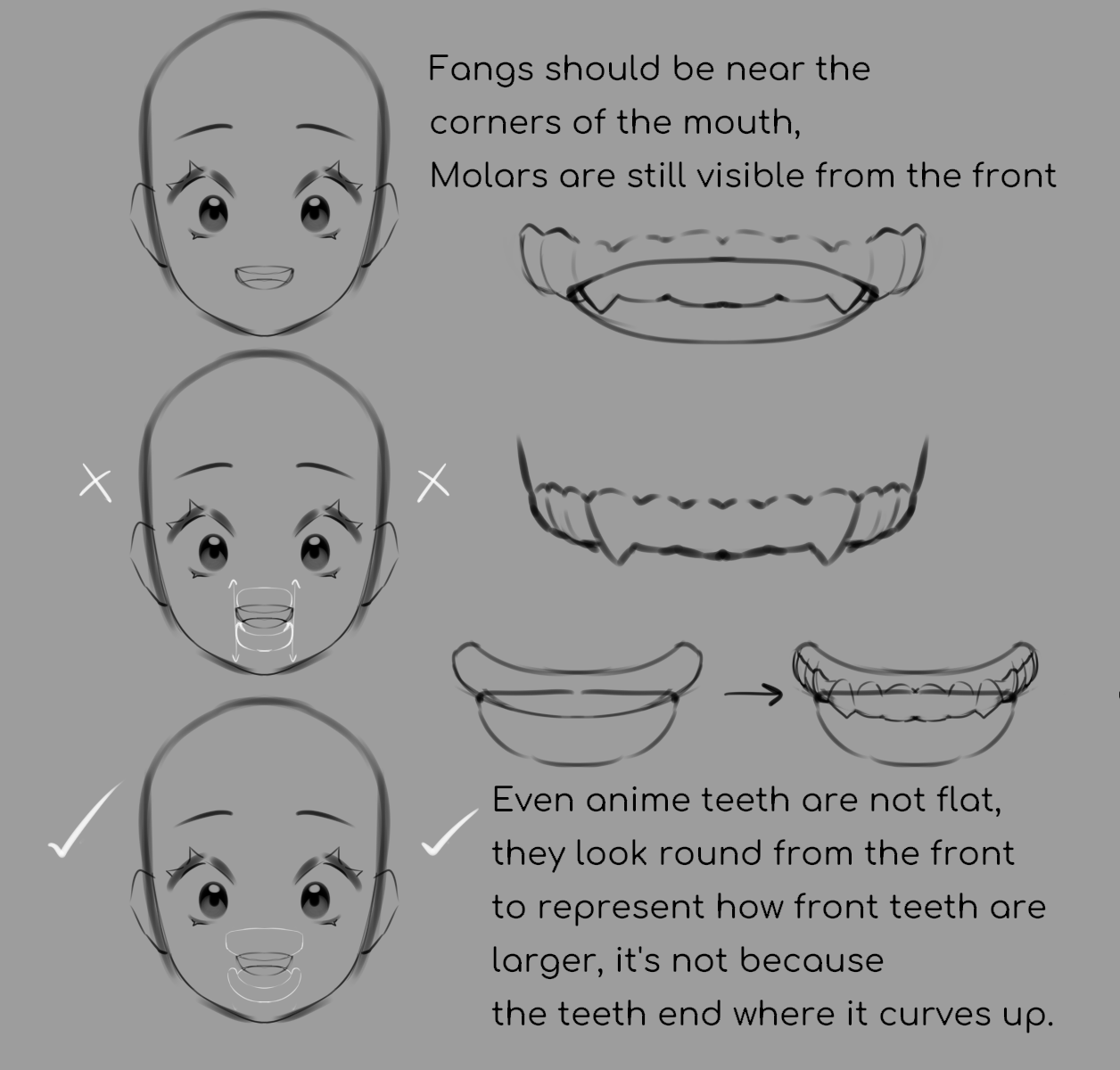 How To Draw A Happy Anime Face Step by Step Drawing Guide by Dawn   DragoArt