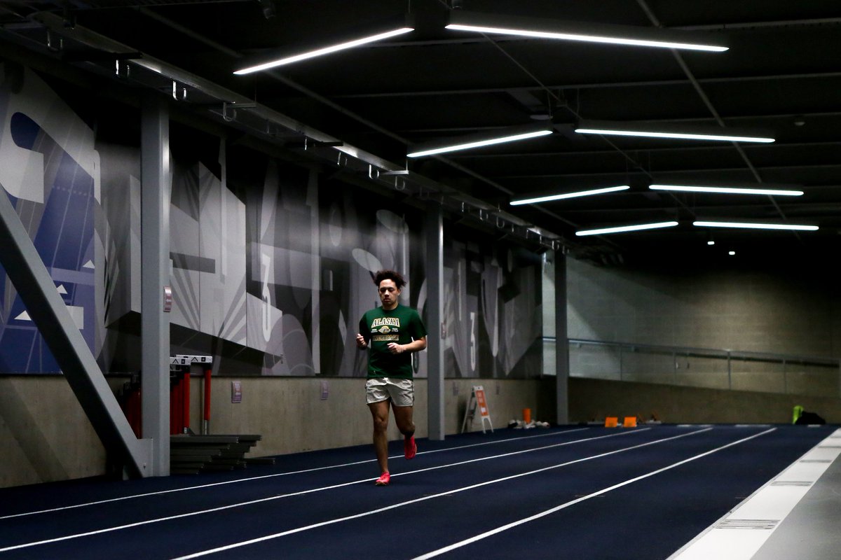 #GNACTF | The GNAC has officially landed in Spokane! Teams are hitting the track here at The Podium for one last tune up before the GNAC Championships begin tomorrow!