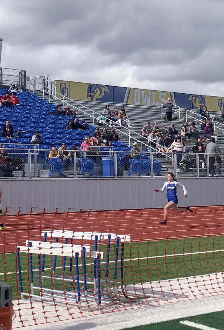 SDGirlsTrack's tweet photo. Lady Vaqueros results from Odem meet yesterday. 
Varsity Aliza Cisneros 1st shot, 2nd discus.
Jenna Guerra (pictured) 2nd 100m, 3rd 200m.
Linda Cisneros 3rd shot put.
JV: Lizbeth Guerrero 1st 2 mile, 2nd mile.
Anahi Garcia 1st 100H, 2nd 300H
Chloe 3rd in 2 mile. https://t.co/35BFYgqAS1