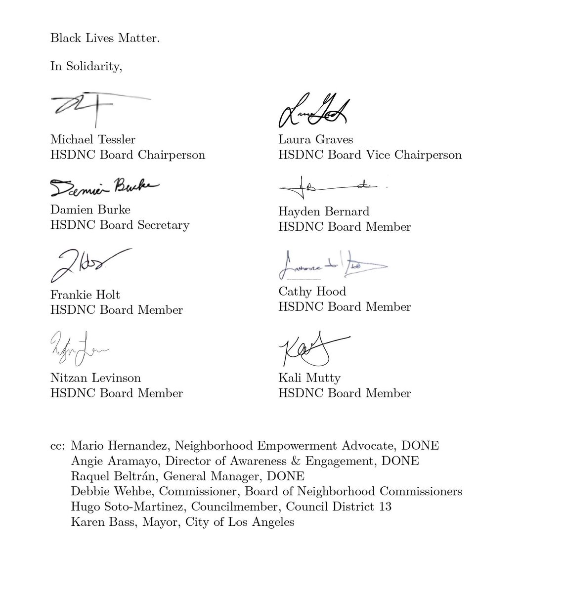 DONE's response to Wednesday's mass resignations of  <a href="/theHSDNC/">Hollywood Studio District NC</a> officers and Board members indicates they are "confused" why a supervisor was not contacted.  Perhaps that supervisor should have contacted the Board before two payments totaling $7,500 were submitted to <a href="/LACityClerk/">LA City Clerk</a>?