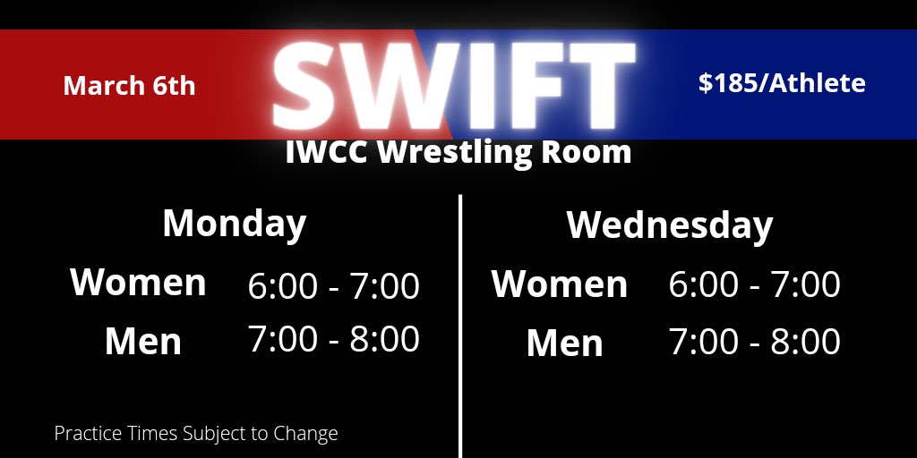 SwiftWrestling's tweet photo. It’s about that time!  Summer wrestling makes winter champions! 
https://t.co/63MqpdfuD6 https://t.co/0u1Mh0KezI