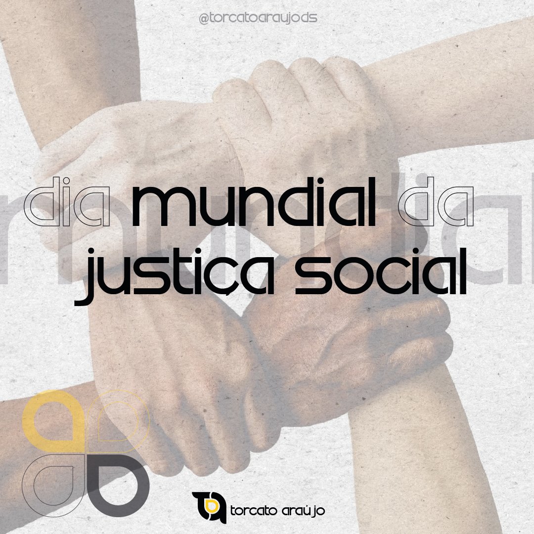 O Dia Mundial da Justiça Social 
.
#socialmedia #redessociales #socialenvy #socialmediamarketing #socialsteeze #cat_social #socialmarketing #maquillajesocial  #clubsocial #socialdance #bloggersgetsocial  #socialmediatips #porigualdade #igualdadelaboral #desigualdadesocial