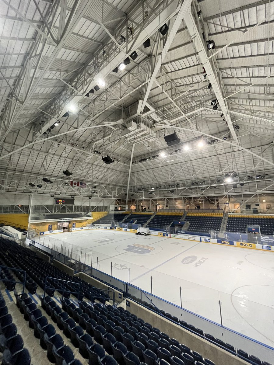 ‘19: Camera Op.                ‘23: Director for
for my first Ryerson         my last #TMU
MHKY game.                      MHKY game.

Pretty surreal. Love this building.