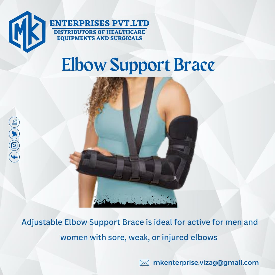 MK Enterprises Provides protection and stability for your elbow joint, tendons and muscles with an elbow brace, band or arm sleeve.
#mkenterprises #surgicalsnearme #surgicalequipments #elbowbrace #handorthosis #wristbrace #wrist #fixation #orthosis #braces #support #recommended