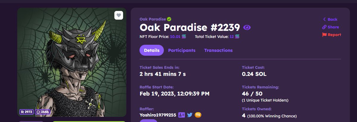 Accumulating, we'll see if it pans out
rafffle.famousfoxes.com/raffle/9XBGrqt…
<a href="/TheRaFFFleDAO/">The RaFFFle DAO</a>
 #RafffleQuest
