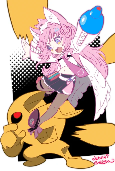 #こよりすけっちQ・当時のみんなはどうやってイエローデビル倒してたのーっ!?A・あきめないこころ  
