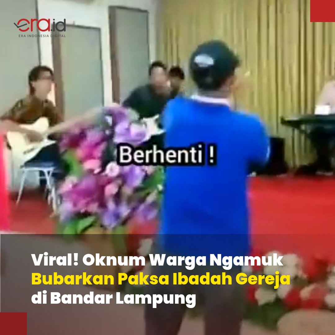 eradotid's tweet photo. Aksi pelarangan ibadah lagi ajaa~ https://t.co/0eWawx1eN9