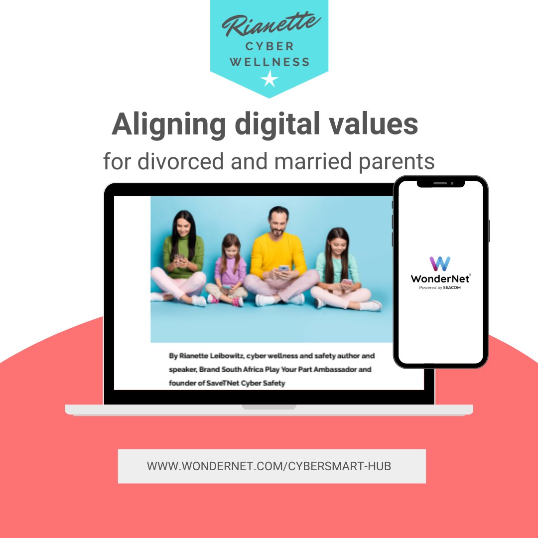 CyberWellnessCo's tweet photo. Parents often fight about the way kids are exposed on social media. 
 Visit the Cyber Smart Hub on WonderNet's website to read my full article, or click on https://t.co/pn3l50Z2rC. #cybersmart #cybersavvy #digitalvalues #wondernetandrianette  #rianetteleibowitz #cyberwellness https://t.co/lFzMtYfrkz