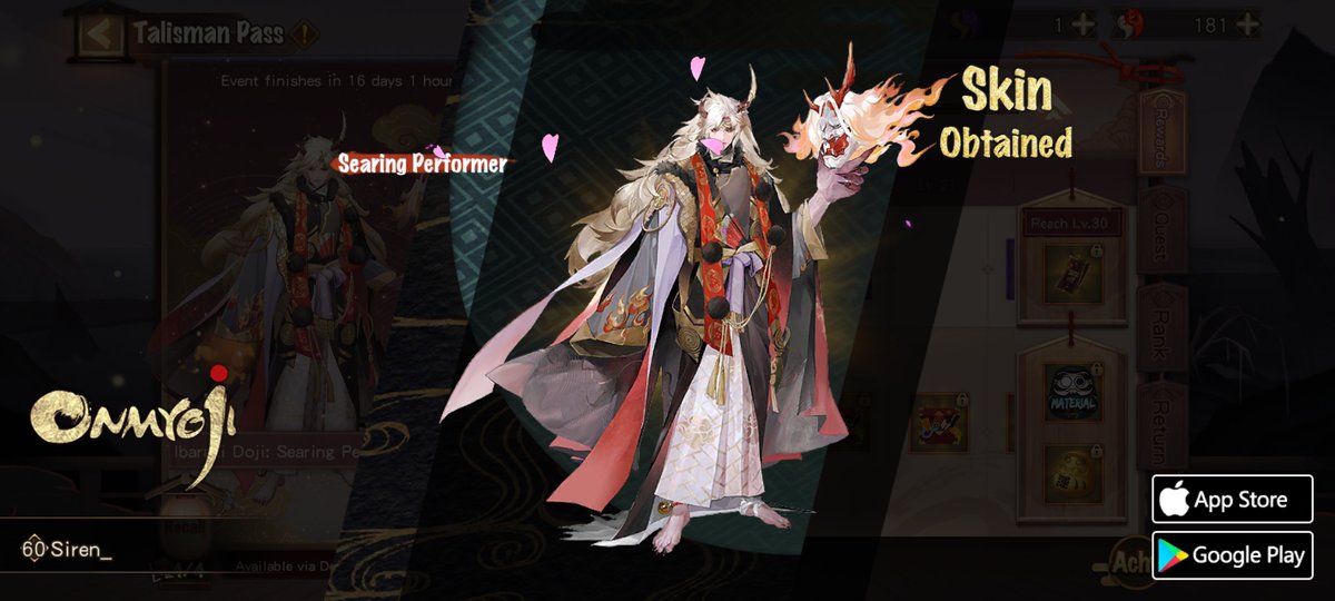 yeonbaebae_'s tweet photo. #Onmyoji# I got a brand new rare skin! Check it out and try your luck! https://t.co/NVrfY5j5xc