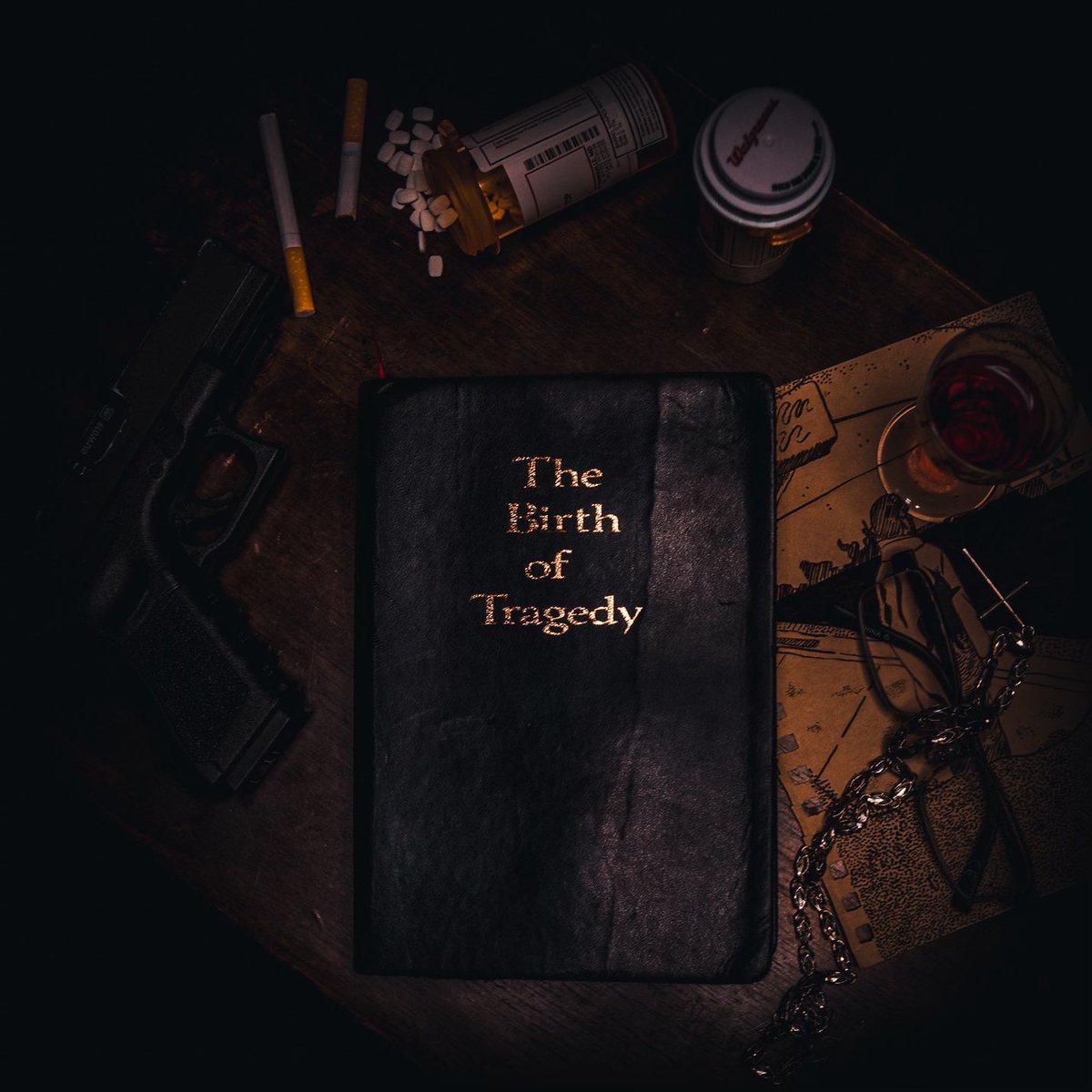 vicio4x's tweet photo. The Birth of Tragedy by Vicio
 
With production from Baby Seth and IAM2000

Featuring acts: Rochngthewrld, Eyemtz, and Vanessa Baumbach 

Mixed and mastered by Baby seth

Cover art by Kurse featuring Bosque’s artwork

Release date to be announced

Thank you♥️ https://t.co/vaAFDi5QMF