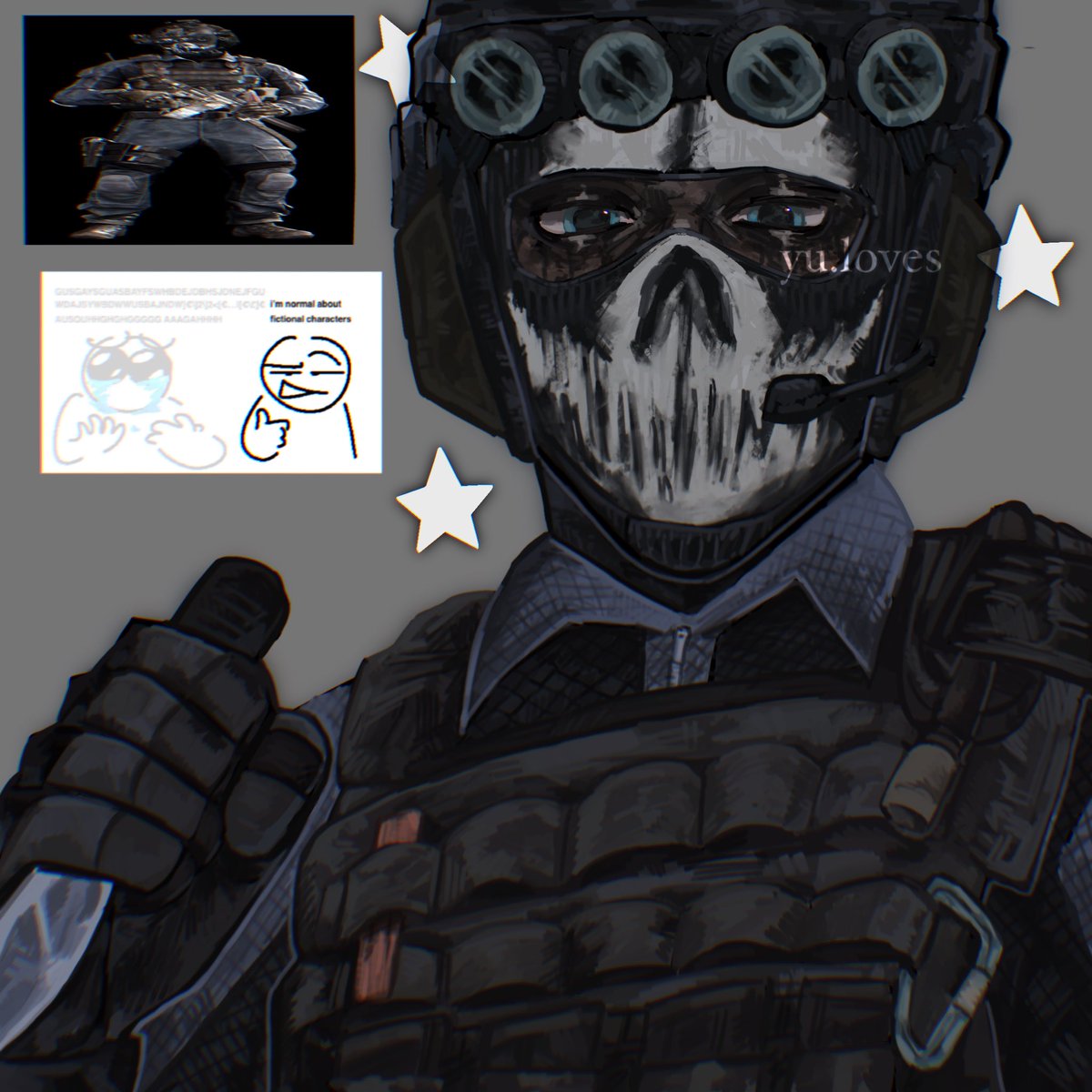 he has taken over my brain #keeganruss #callofdutyghosts #callofduty #callofdutyfanart