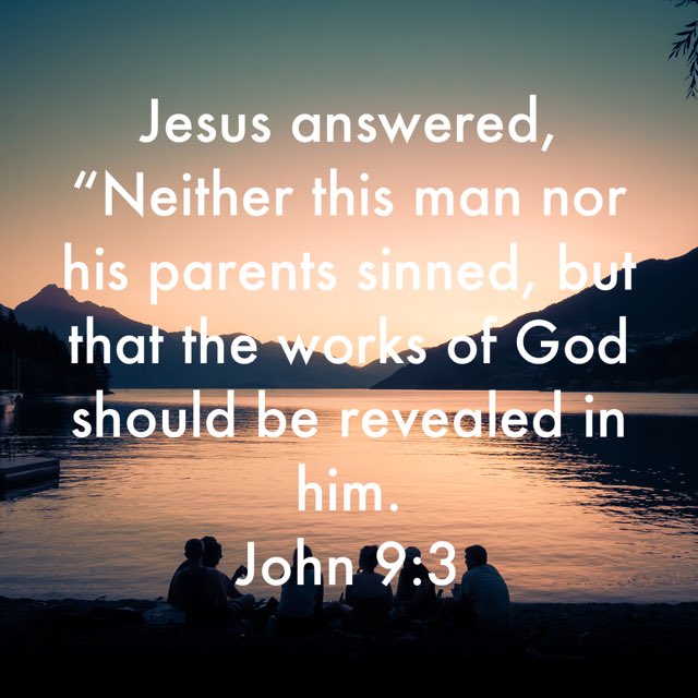 All4krist's tweet photo. An amazing scripture that shows our natural inclinations and God’s ways, sometimes! 
I’m learning that sometimes, things that happens to me are not because of me. Sometimes it is for others, but more humbling is that it can be for God’s Glory!
#GloryofGod https://t.co/78lSA3IF9a