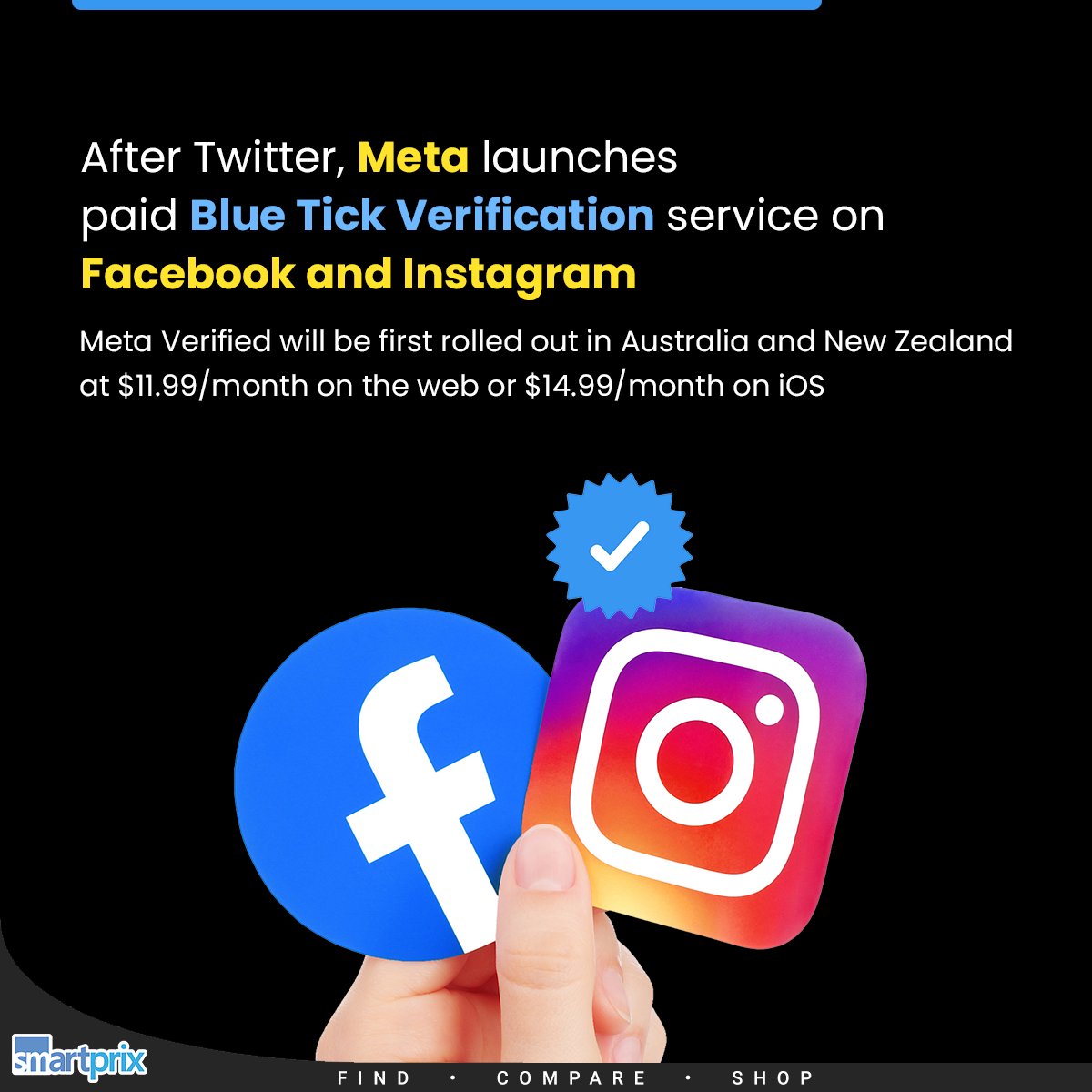 Verified instagram, twitter, facebook: how to get that blue tick