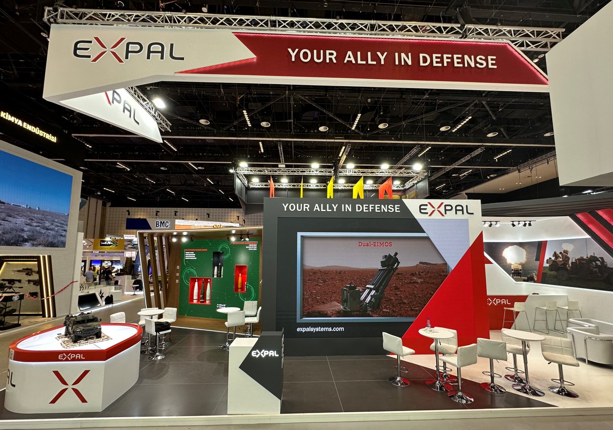 EXPAL -Your Ally in Defence - gives the most welcome to all our partners and clients to IDEX_UAE 2023 in Abu Dhabi.

Visit us: Booth B-25. HALL 12
 
For more information or to arrange a stand visit, please contact: expal@expalsystems.com

#EXPAL #Technology #dualEIMOS #Idex2023