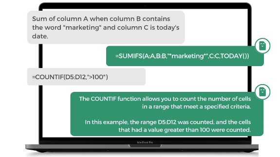 FluentInFinance's tweet image. 17) @ExcelFormulaBot:

Turn your text instructions into Excel and Google Sheets formulas in seconds.