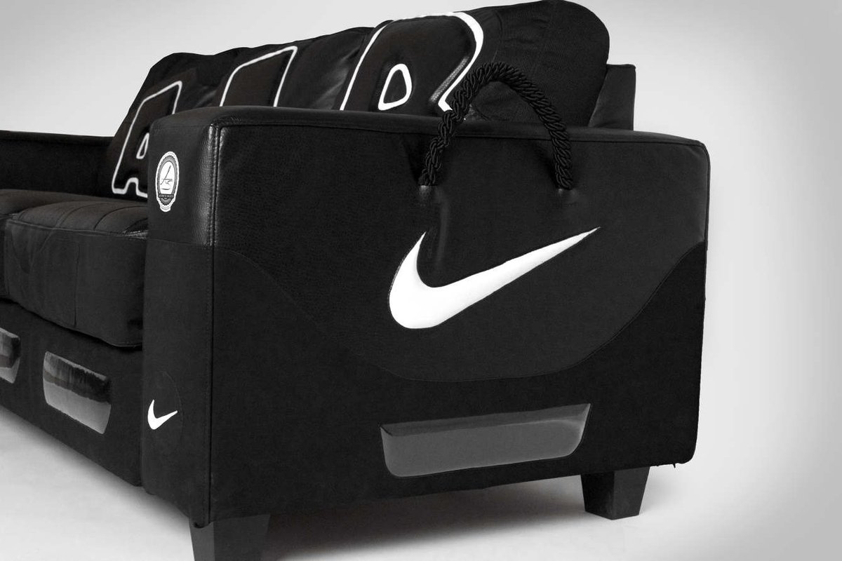 nike air uptempo couch price