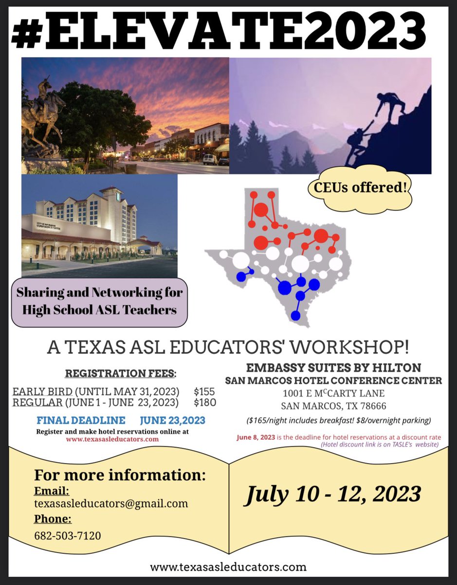 All of my ASL teachers, have you registered for <a href="/texasasleducat1/">Texas ASL Educators</a> ‘s annual ASL workshop? You won’t want to miss it!