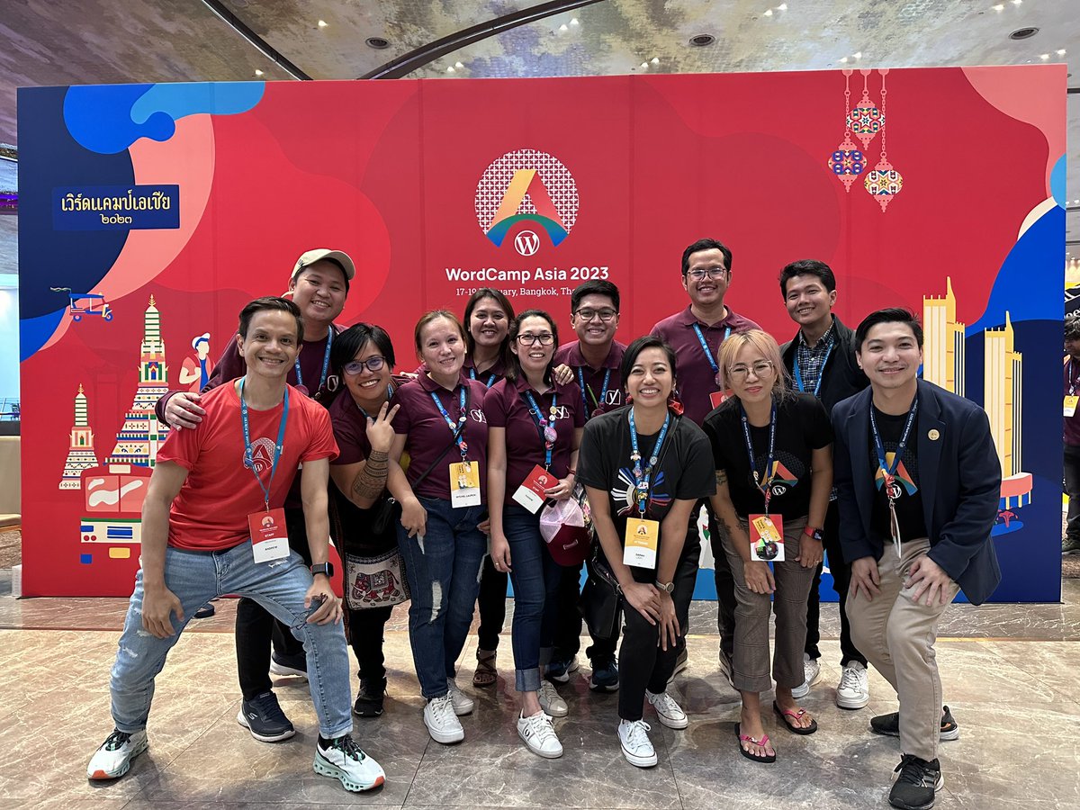 jpalmes's tweet photo. #Philippines represented at #WCAsia. Could not get 1 picture with everyone but at least we have this. See you all in #WCIloilo July 8!!! @WPUGPH @WPCebu @IloiloWordcamp @WordPressDavao @sarahcada @drebbits @rumejan @druesome_ https://t.co/wMtl6fJ9QO