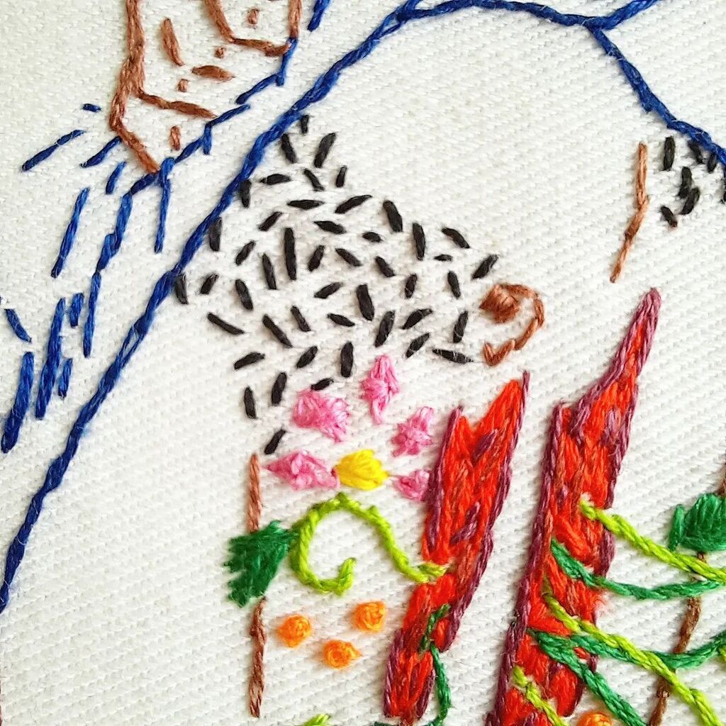 More close ups on this week's piece. A nipple, a wound, an armpit... and more flowers! 💪🌸
.
.
.
.
.
#embroidery #handmade #stitchersofinstagram #xstitchersofinstagram #embroideryinstaguild  #menwhostitch #benhybradshawcostello #ilovedmc #dmcthreads #… instagr.am/p/Co3XMZaI9CN/