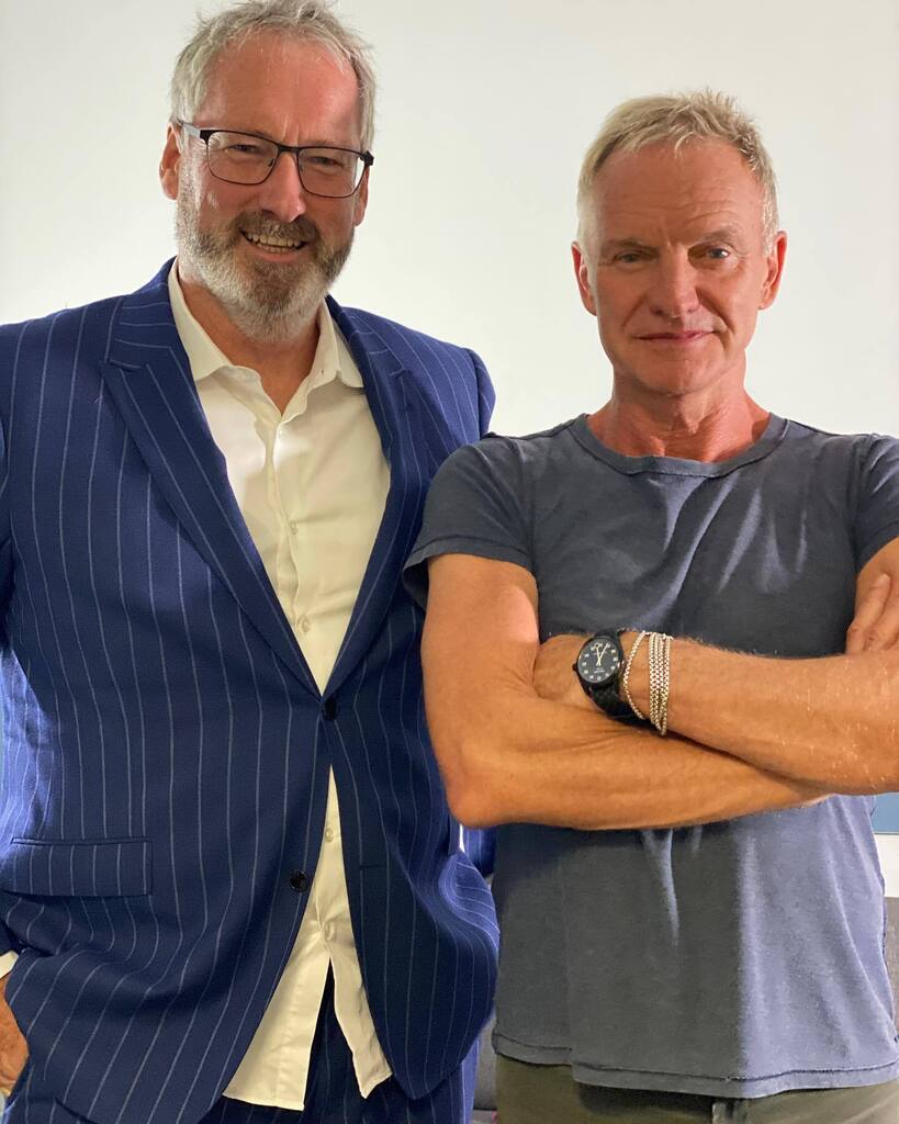 Chatting to this bloke tonight (it’s Sting) @theproject_nz 7pm @threenewzealand