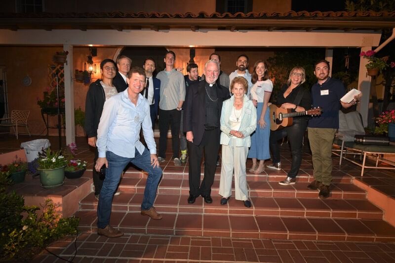 cacc___'s tweet photo. I had the pleasure of producing a catholic comedy show when I first landed in LA. Little did I know the best set of the night would be by the Bishop who performed the mass beforehand. This news is awful RIP https://t.co/IYKpWEepEU