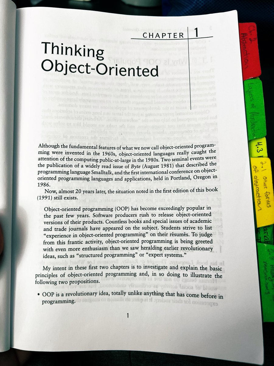 ldpenrose's tweet image. Sunday Reading 📖 a fascinating deep dive into #objectorientedprogramming .