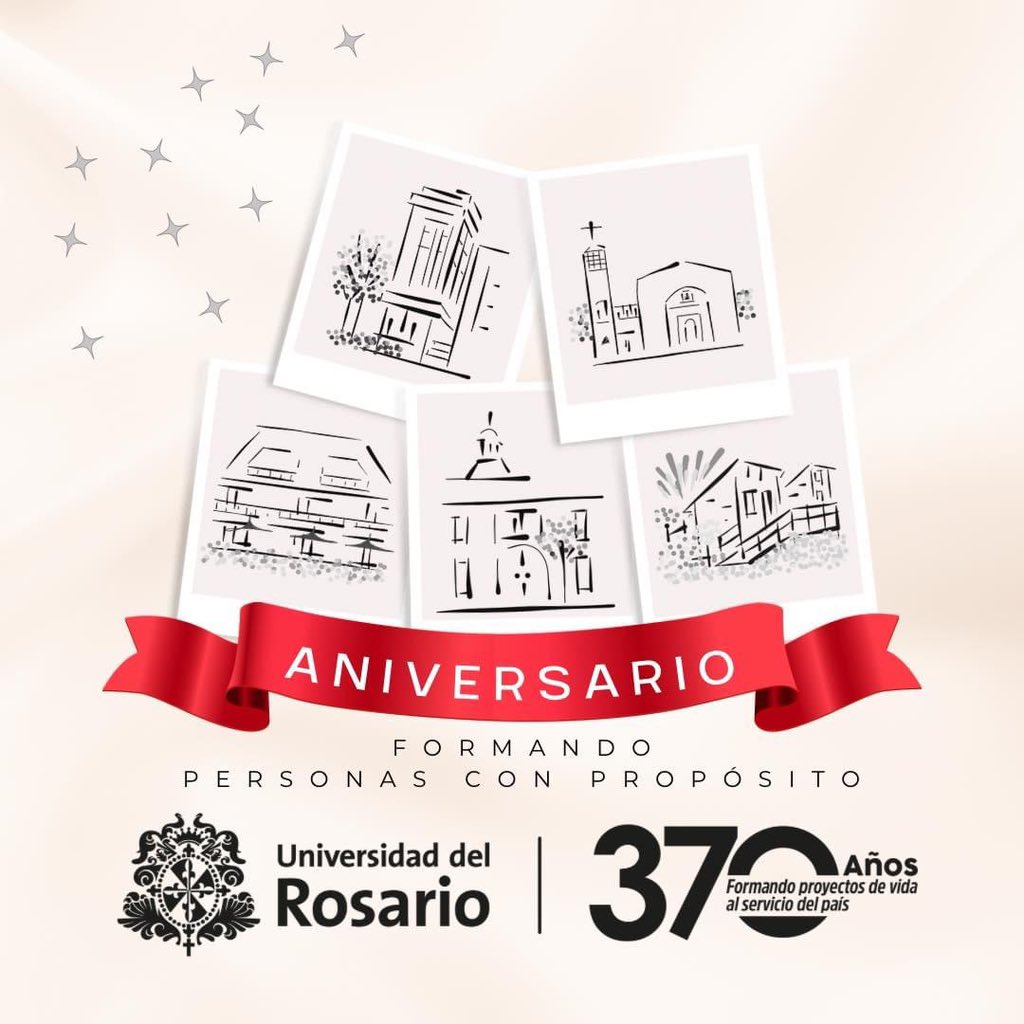 maceacha's tweet photo. My querida @URosario 370 años formando personas con #Propósito

#Aniversario #OrgulloRosarista https://t.co/15U4JrfQQ6