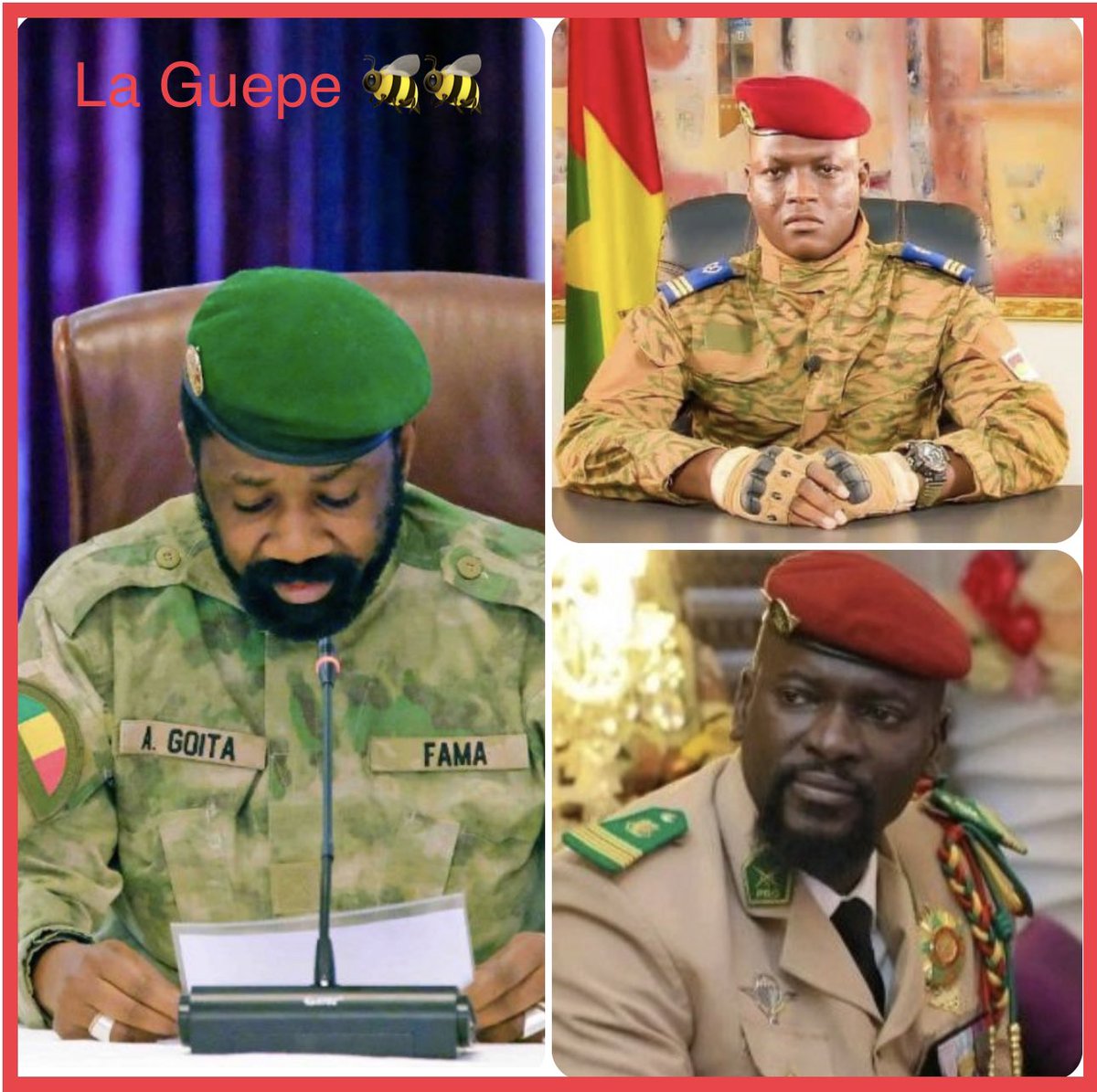 Moumoune_camara's tweet photo. 🇲🇱🇬🇳🇧🇫 La CEDEAO de mer&de décide de maintenir les sanctions existantes à l'encontre des trois pays et d'imposer une interdiction de voyager aux membres du gouvernement et autres hauts fonctionnaires des trois pays. Cette institution ne va pas finir de nous surprendre. L’avenir nous dira le reste. 🙏