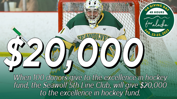 Your donation can unlock even more from the <a href="/Seawolf5thLine/">Seawolf 5th Line</a>  for the hockey team.

Donate here: givingday.alaska.edu/giving-day/589…

#49HoursForAlaska #SeawolfNation