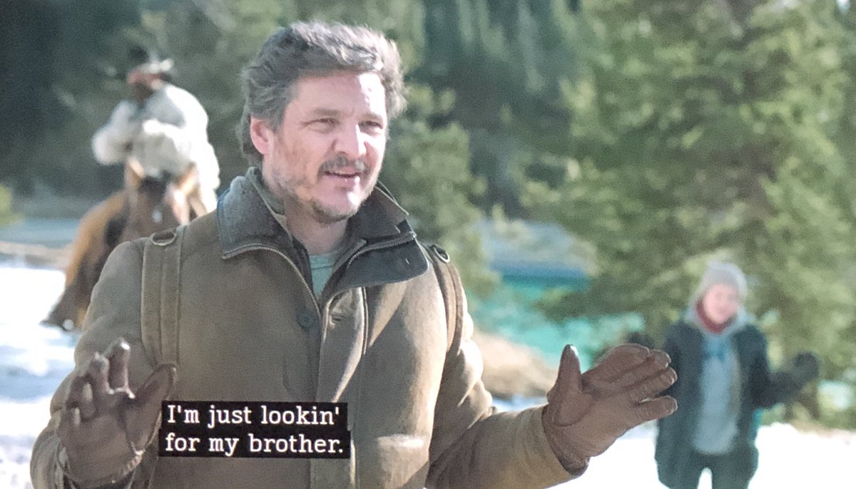 LostSisGrimes's tweet photo. Imagine!

A brother looking for his sibling.

Me too, buddy. Me too. 

#SisterProblems #TLOU #TheLastOfUs https://t.co/bgMaYtL2nQ