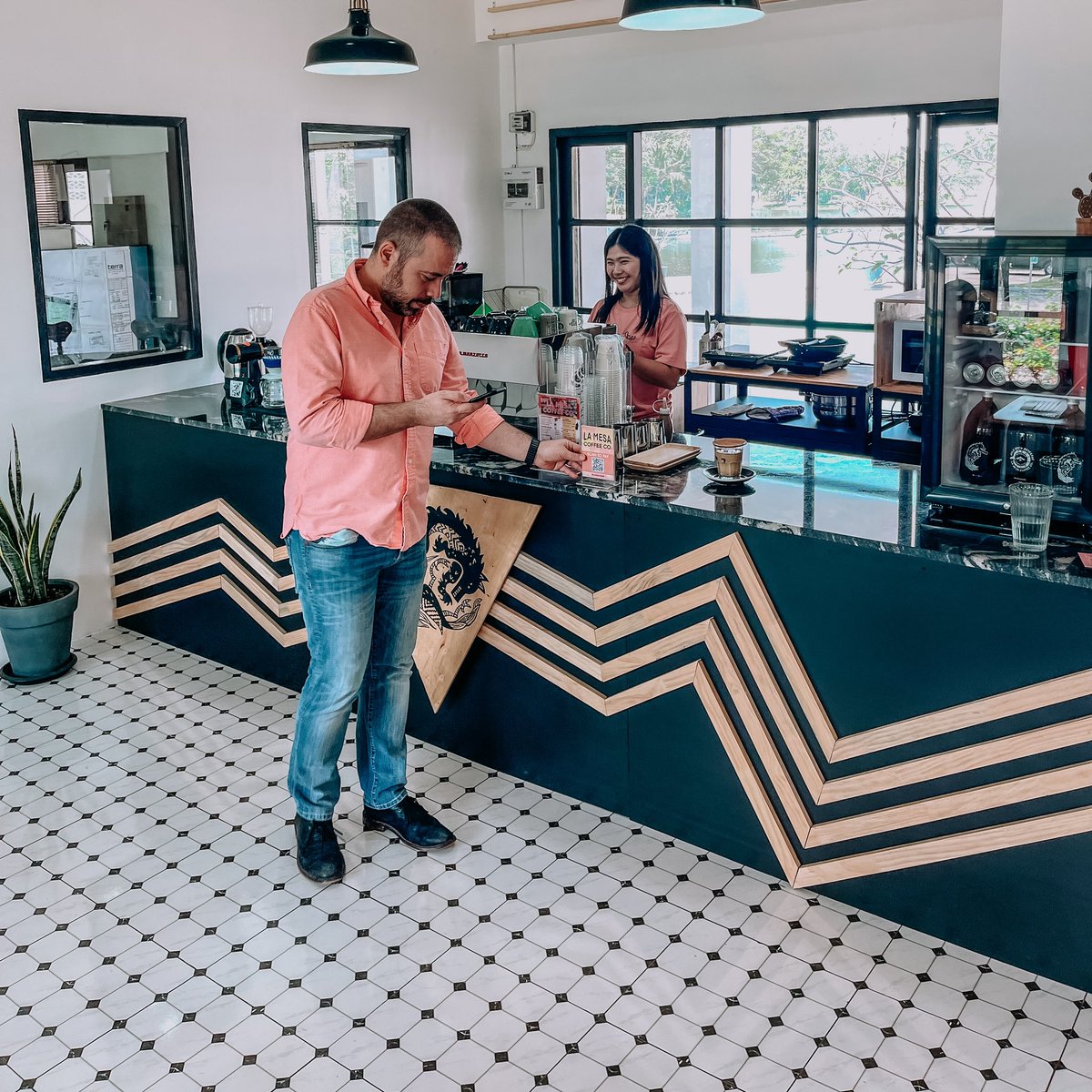 LaMesaCoffee's tweet photo. Great seeing so many familiar faces over the opening weekend at La Mesa X The Windmill! 

Thank you La Mesa community for all of your love and support! 🥰✌️#bkkcafe #coffeecommunity https://t.co/bHvE8HG3lU