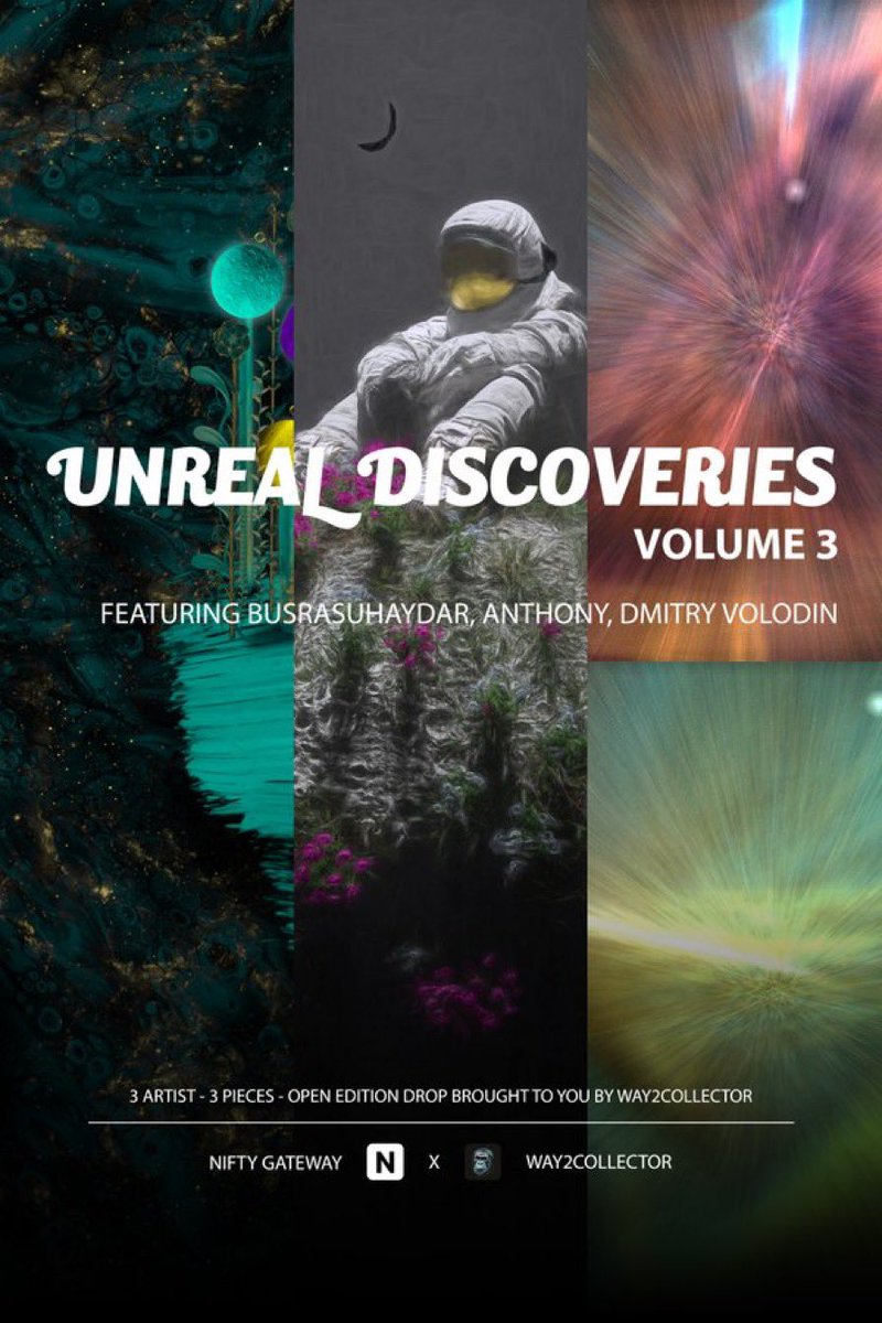 Avinash Rajendran (๐ธ,๐๐) (@avinashpc6) on Twitter photo "Unreal Discoveries" volume 3 by <a href="/way2collector/">way2collector</a>
"Nature In Space"
Featuring <a href="/busrasuhaydar/">SU</a> @ab3d2d <a href="/AnimationDv/">dv.animation / Dmitry Volodin</a>
niftygateway.com/collections/unโฆ "Unreal Discoveries" volume 3 by <a href="/way2collector/">way2collector</a>
"Nature In Space"
Featuring <a href="/busrasuhaydar/">SU</a> @ab3d2d <a href="/AnimationDv/">dv.animation / Dmitry Volodin</a>
niftygateway.com/collections/unโฆ
