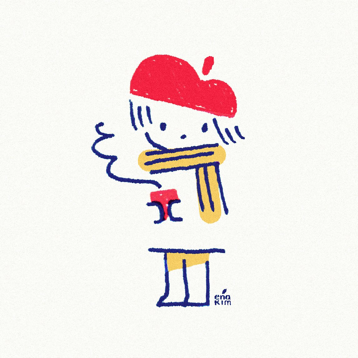 「 」|ena kim 🏘のイラスト