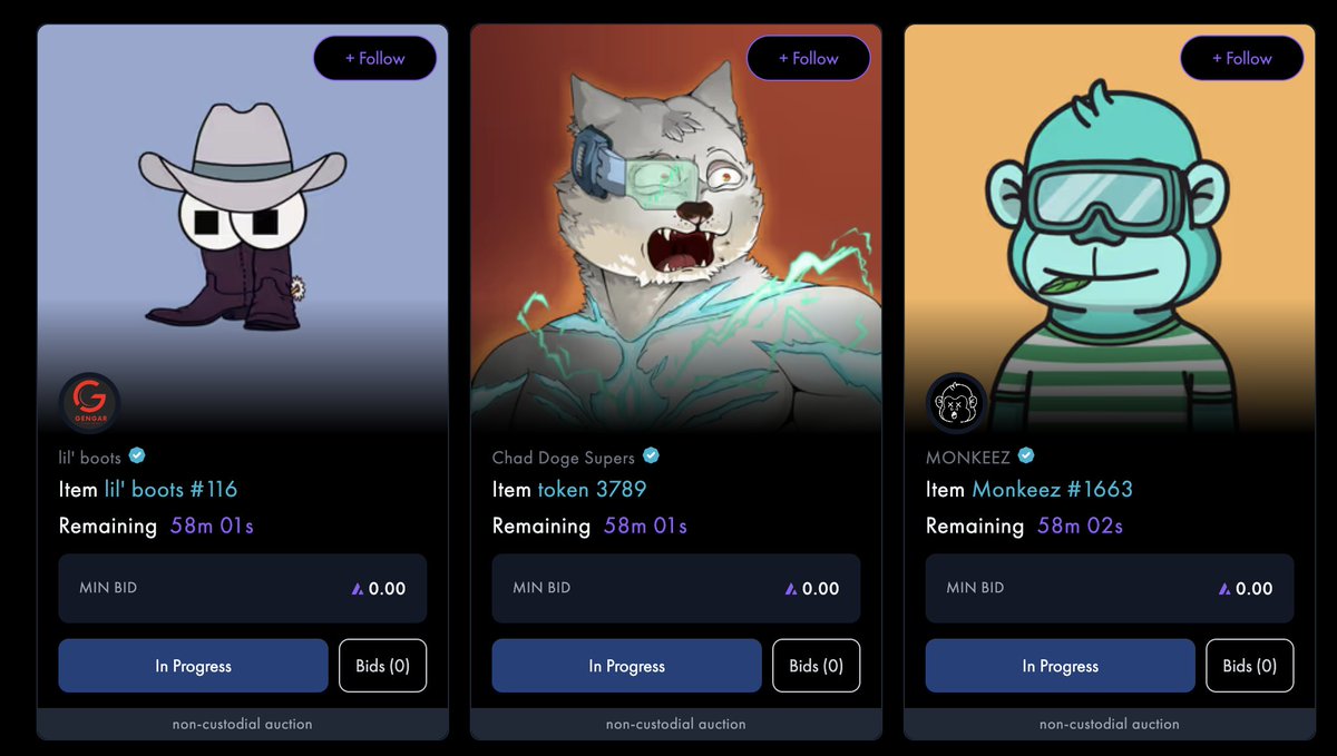 0xMoonbags's tweet photo. 🚨 Flash Auction Alert 🚨 

✅ 0-starting bid
⏰ Ends in 1hr

https://t.co/2Kd4fMh180 https://t.co/Ng15nr00lp