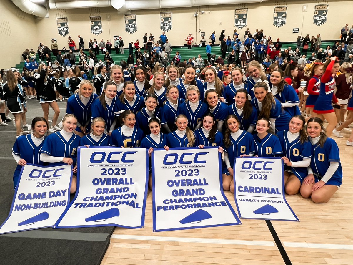 The Braves did a thing today !! 💛💙

OCC CHAMPIONS X2 
OCC GRAND CHAMPIONS x2 

Gold - cardinal division champions AND traditional grand champions !! 

Game-day- game day non-building champions AND performance grand champions!!