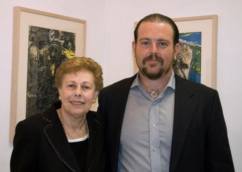 TomdeloheryJ's tweet photo. #tbt #holocaustsurvivorsuzidiamond #holocaustsurvivor Suzi Diamond #suzidiamond officially opened #artistthomasdelohery #thomasdelohery Thomas Delohery @TomdeloheryJ #holocaust related #artexhibition #holocaustart #shoahart #signalartscentre #bray #ireland https://t.co/M1YKZNAutf