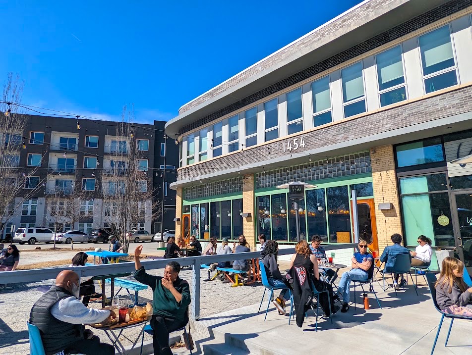 JoshGreen1234's tweet image. "I miss that sprawling, weedy MARTA parking lot that used to be here." — nobody ever