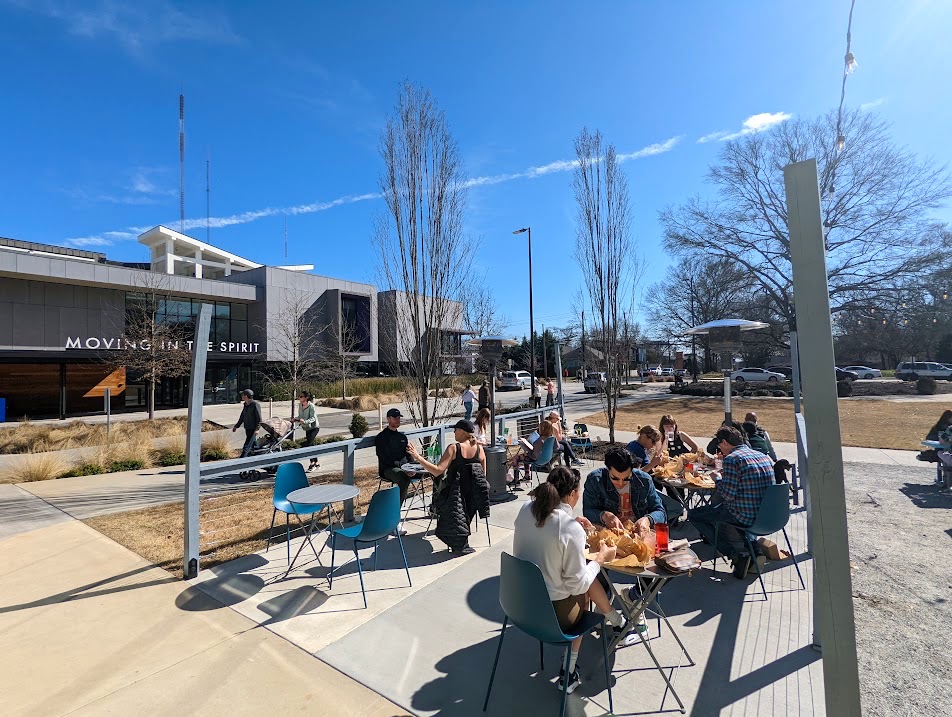 JoshGreen1234's tweet image. "I miss that sprawling, weedy MARTA parking lot that used to be here." — nobody ever