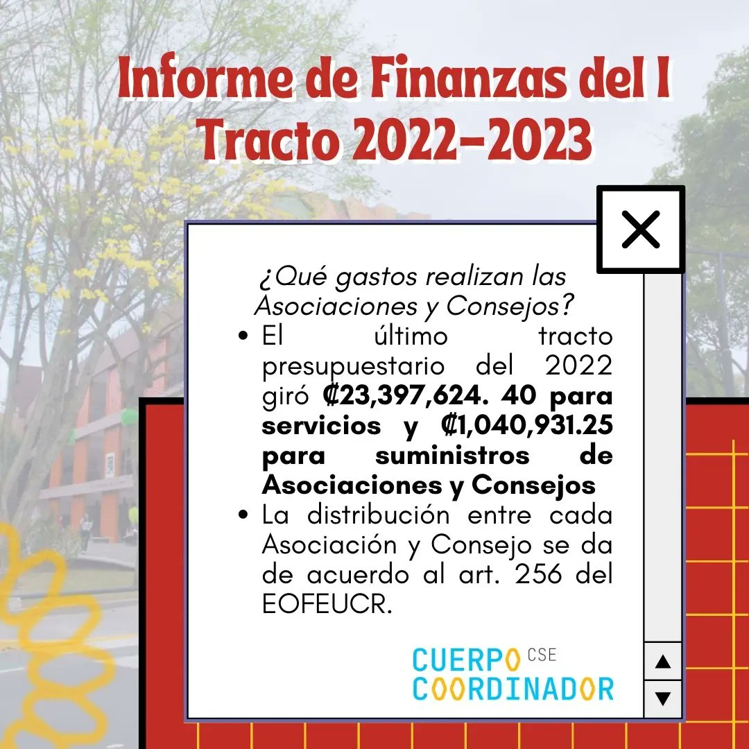 cse_ucr's tweet photo. Debido a que en grupos de facebook se ha discutido sobre las finanzas de la FEUCR, acá el informe de finanzas del último tracto financiero ejecutado por Asociaciones y Consejos Estudiantiles. https://t.co/S1nNCItRsS